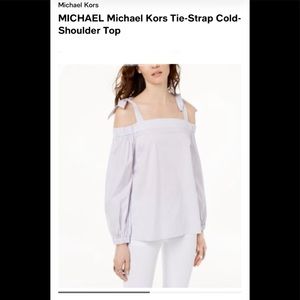 Michael Kors Tie Strap Could Shoulder Top